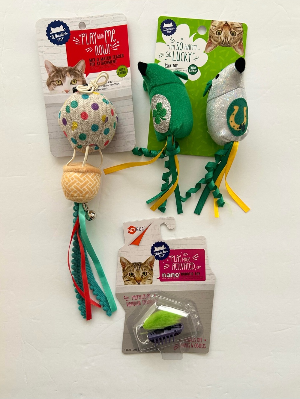 Bundle Three Cat Toys One Is Nano Robotic Toy